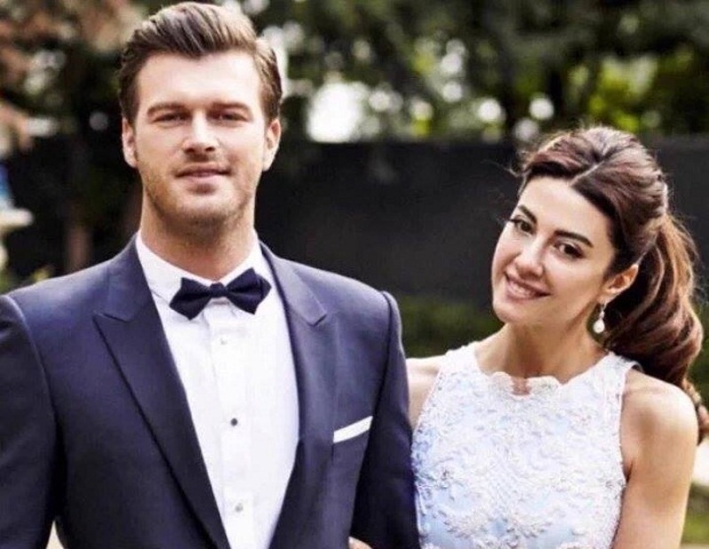 بالصور: هل إطلالة زوجة كيفانتش تاتليتوغ في زفاف سينام وكينان تخفي حملها؟